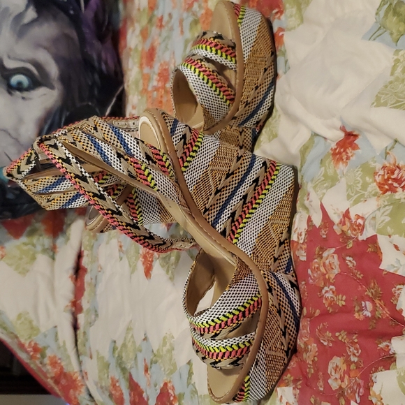 Multicolor Platform used only twice 6.5 - Picture 3 of 5